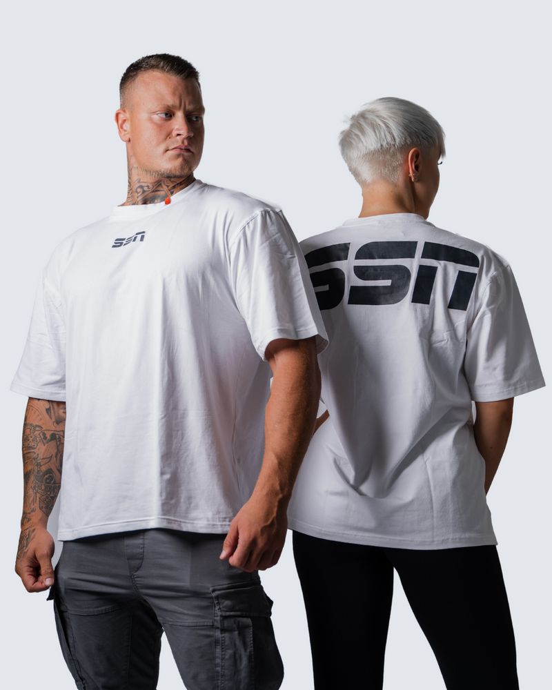 Oversize T White