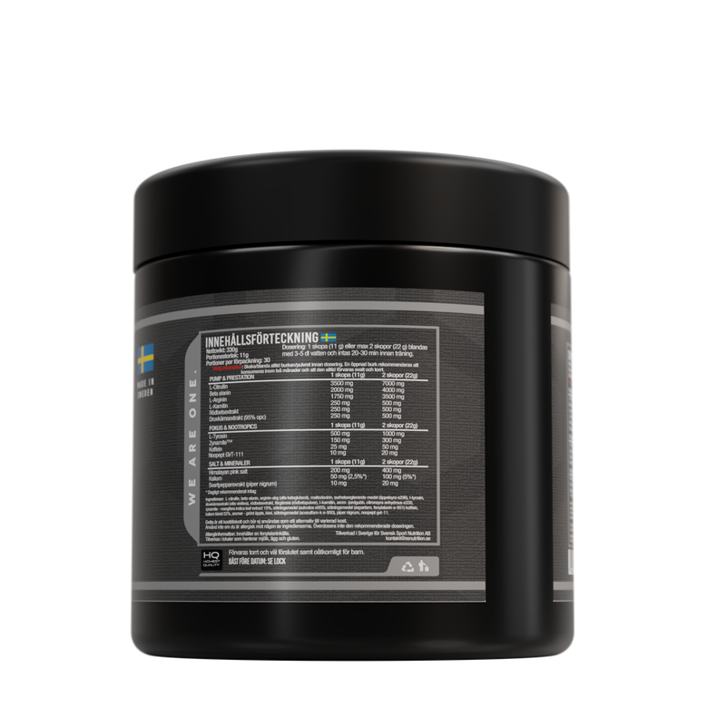 Pump+, 330g - Svensk Sport Nutrition