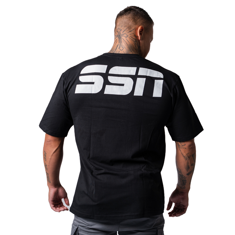Oversize T Black - Svensk Sport Nutrition